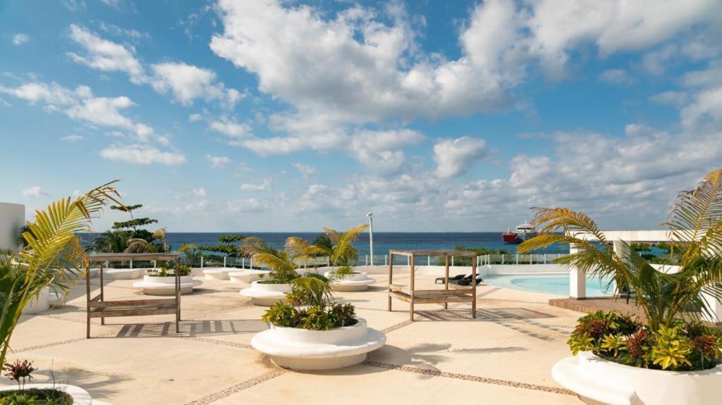 Confortable Casa En Cozumel, Condominio Con Vista Al Mar # 10 Exterior foto